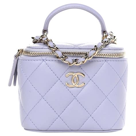 purple chanel vanity bag|second hand Chanel vanity bags.